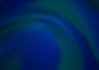 Dark BLUE vector blurred shine abstract background.