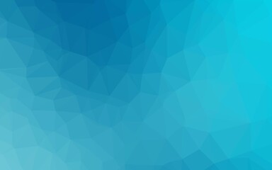 Light BLUE vector low poly cover.