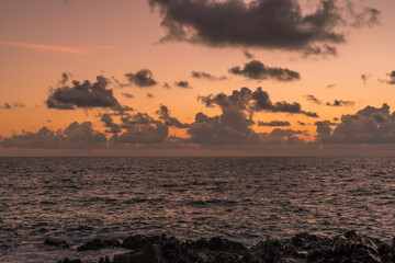 Blue sky with cloud  sunset at Phuket Thailand