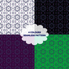 4 Colours Seamless pattern 1