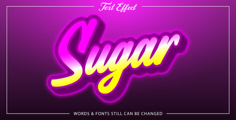 Text effect sugar