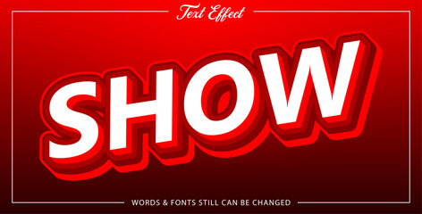 Text effect show