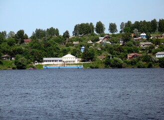 Russia, Ivanovo region, small town of Ples, Volga river