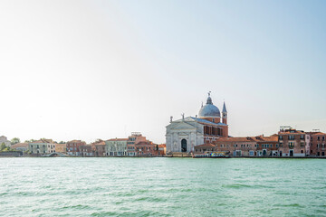 Fototapeta na wymiar View on the Monastery of the Poor Clares in Venice. 20 September 2020 Venice, Veneto - Italy