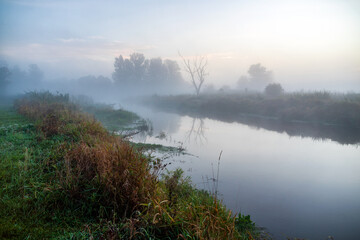 Jesień w Dolinie Górnej Narwi, Podlasie, Polska