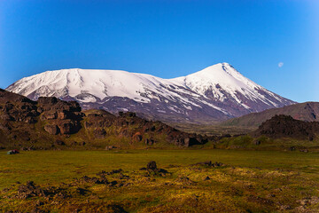 Fototapeta premium View of Plosky Tolbachik volcano