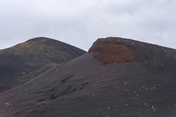 Tierra del Fuego, lava fields in the vicinity of Plosky Tolbachik volcano