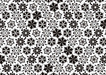 雪の結晶のイメージの背景素材