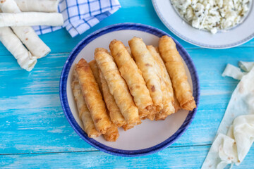 Sigara Boregi / Turkish Cigar Shaped Rolls