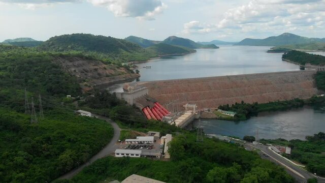 Hydroelectric Dam in Akosombo Ghana