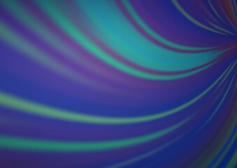 Light BLUE vector blurred bright template.