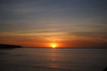 Obraz premium sunset in the sea