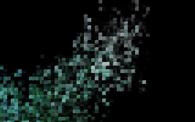 Dark BLUE vector backdrop with rectangles, squares.