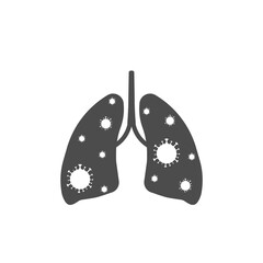 Corona virus pneumonia disease sign. Lungs infection.Treatment inflammation human respiratory system.