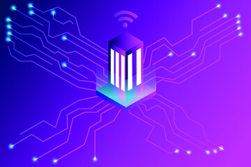 circuit board background