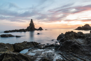 Maritime sunset landscape