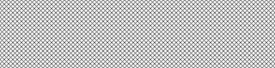 Fototapeta premium Abstract Cross Pattern Dots Logo generative computational art illustration