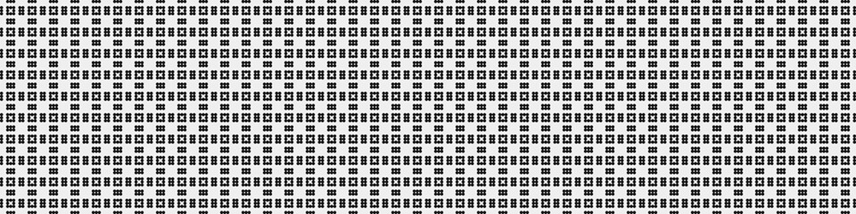 Fototapeta premium Abstract Cross Pattern Dots Logo generative computational art illustration