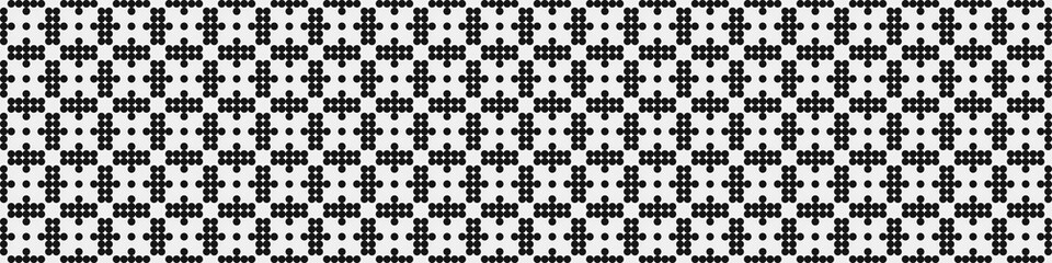 Abstract Cross Pattern Dots Logo generative computational art illustration