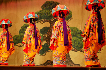 琉球舞踊　四つ竹