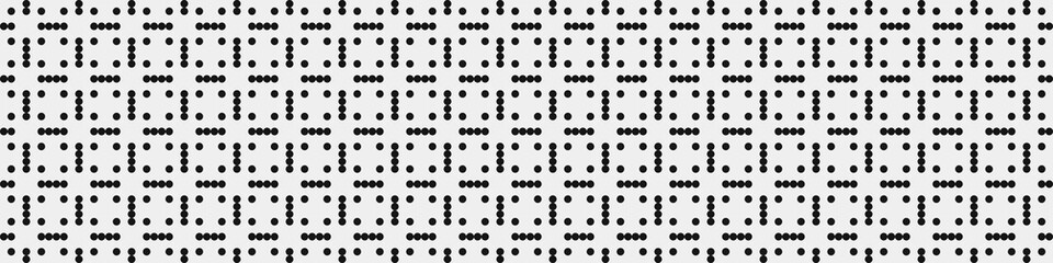 Abstract Cross Pattern Dots Logo generative computational art illustration