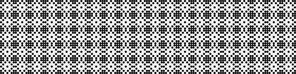 Abstract Cross Pattern Dots Logo generative computational art illustration