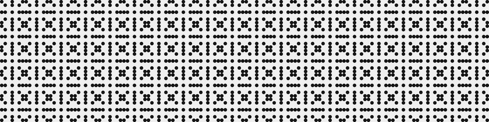 Abstract Cross Pattern Dots Logo generative computational art illustration