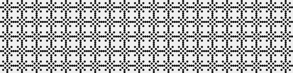 Abstract Cross Pattern Dots Logo generative computational art illustration