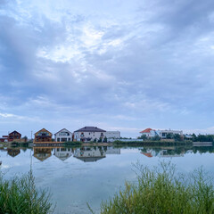 houses on the river