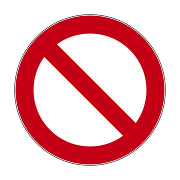 Verbotsschild 