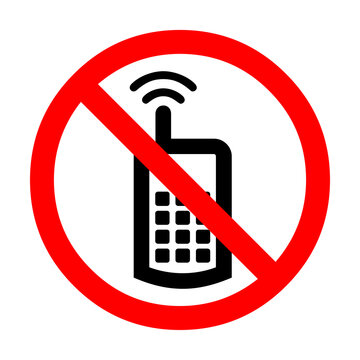 No cell phones symbol

