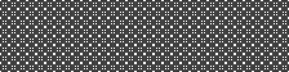 Abstract Cross Pattern Dots Logo generative computational art illustration