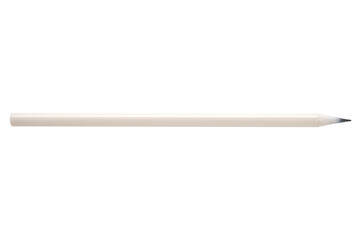 white pencil isolated on white