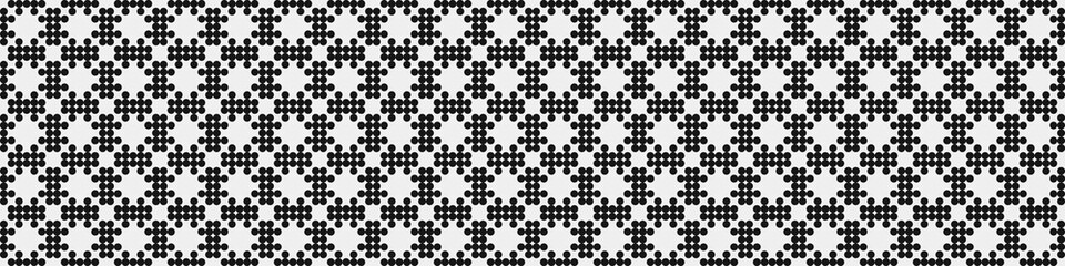 Abstract Cross Pattern Dots Logo generative computational art illustration