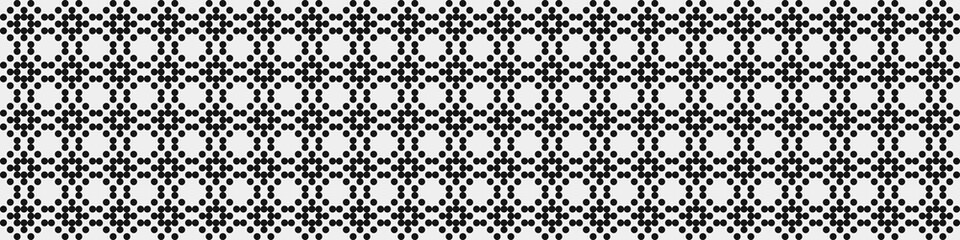 Fototapeta premium Abstract Cross Pattern Dots Logo generative computational art illustration