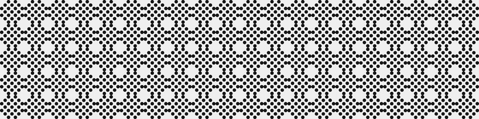 Abstract Cross Pattern Dots Logo generative computational art illustration
