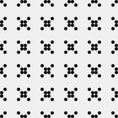 Abstract Cross Pattern Dots Logo generative computational art illustration