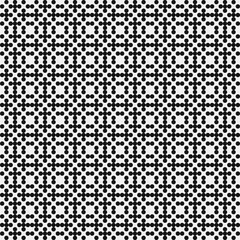 Abstract Cross Pattern Dots Logo generative computational art illustration