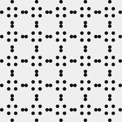 Abstract Cross Pattern Dots Logo generative computational art illustration