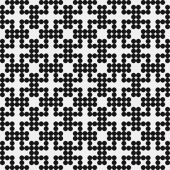 Abstract Cross Pattern Dots Logo generative computational art illustration