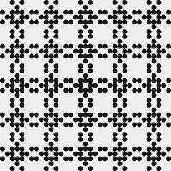 Abstract Cross Pattern Dots Logo generative computational art illustration