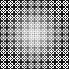 Abstract Cross Pattern Dots Logo generative computational art illustration