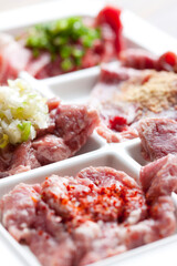 肉の盛り合わせ