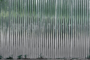 New corrugated metal or zinc texture surface or galvanize steel industrial texture and background.