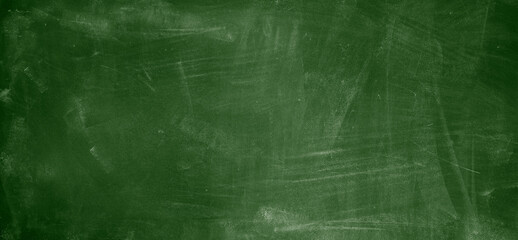 Green blackboard or chalkboard