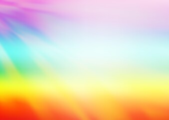 Light Multicolor, Rainbow vector glossy abstract background.