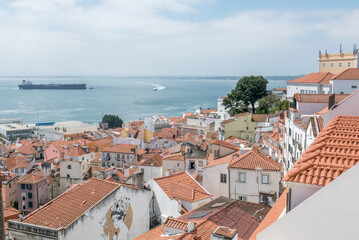 discovery of the city of Lisbon in Portugal. Romantic weekend in Europe.