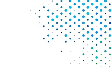 Light Blue, Green vector layout with circle shapes.