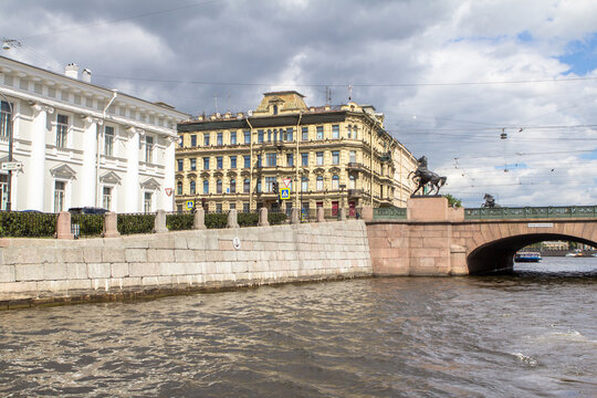 Bridges of Winter Channel near The Erm, Saint Petersburg