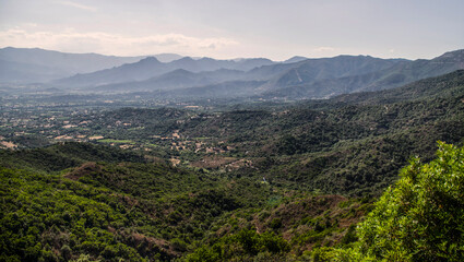 Landscape of mountain in Sardinia.